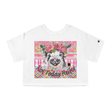 Pink Calypso Piggy Cropped T-Shirt T-Shirt - Thathoodyshop