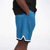 Aqua Amarillo Basketball Shorts Basketball Short Rib - AOP - Thathoodyshop