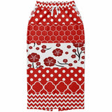 Red Crimson Maxi Skirt Maxi Skirt - Thathoodyshop