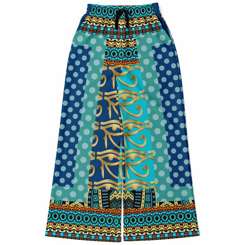 Many Blessings Horus Eye SW Stretchy Phat Bellbottoms Flare Leg Pants - Thathoodyshop