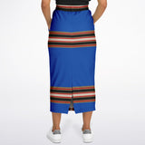 Gold Line Blue Pocket Maxi Skirt II Maxi Skirt - Thathoodyshop