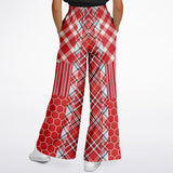 Red Tide Plaid Stretchy Phat Bellbottoms Bellbottoms - Thathoodyshop