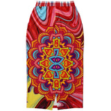 Hippy-Dippy Mandala Long Pocket Skirt Long Pocket Skirt - Thathoodyshop