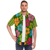 The Tiki God S/S Button Down Shirt Short Sleeve Button Down Shirt - AOP - Thathoodyshop