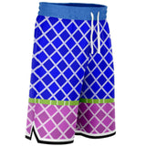 Slices of Lime Basketball Shorts Basketball Short Rib - AOP - Thathoodyshop