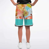 Pleasure Point Basketball Shorts Basketball Short Rib - AOP - Thathoodyshop