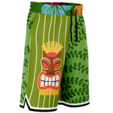 The Tiki God Basketball Shorts Basketball Short Rib - AOP - Thathoodyshop