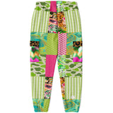 Pink Cerise Plaid Paisley Cargo Joggers Cargo Joggers - Thathoodyshop
