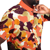 Me So Leopard S/S Button Down Shirt Short Sleeve Button Down Shirt - AOP - Thathoodyshop