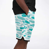 Grand Cayman Basketball Shorts Basketball Short Rib - AOP - Thathoodyshop