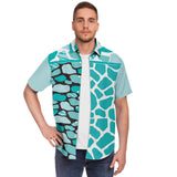 Grand Cayman S/S Button Down Shirt Short Sleeve Button Down Shirt - AOP - Thathoodyshop