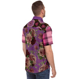 Crosby Stills S/S Button Down Shirt Short Sleeve Button Down Shirt - AOP - Thathoodyshop