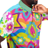 Glory Days S/S Button Down Shirt Short Sleeve Button Down Shirt - AOP - Thathoodyshop