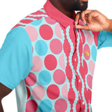 Polka Time S/S Button Down Shirt Short Sleeve Button Down Shirt - AOP - Thathoodyshop
