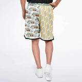 Surf's Up Basketball Shorts Basketball Short Rib - AOP - Thathoodyshop