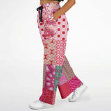 Gypsy Beat Patchwork Stretchy Phat Bellbottoms Wide Leg Pants - Thathoodyshop