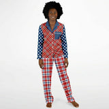 Serendipity Pajama Set  - Ladies Women's Satin Pajamas - Thathoodyshop