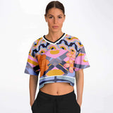 Bahama Mama Crop Jersey Cropped Football Jersey - AOP - Thathoodyshop