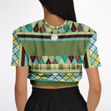 Hypnotic Zen Cropped Sweater Cropped Short Sleeve Sweater - Thathoodyshop