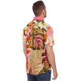 Brando Tahiti S/S Button Down Shirt Short Sleeve Button Down Shirt - AOP - Thathoodyshop