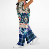 Dolores Park Paisley Plaid Bellbottoms Flare Leg Pants - Thathoodyshop
