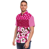 Shangri-La S/S Button Down Shirt Short Sleeve Button Down Shirt - AOP - Thathoodyshop