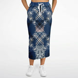 Blue Mystic Pocket Maxi Skirt Long Skirt - Thathoodyshop