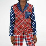 Serendipity Pajama Set  - Ladies Women's Satin Pajamas - Thathoodyshop