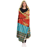 Sukiyaki Sherpa Fleece Hooded Blanket (3 Size Options) Hooded Blanket - AOP - Thathoodyshop