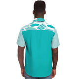 Grand Cayman S/S Button Down Shirt Short Sleeve Button Down Shirt - AOP - Thathoodyshop