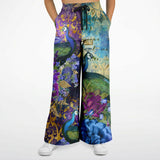 Purple Fusion Flare Leg Joggers Flare Joggers - Thathoodyshop