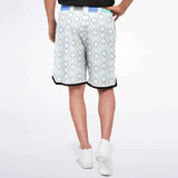 Blues Skies Ahead Basketball Shorts Basketball Short Rib - AOP - Thathoodyshop