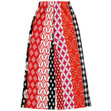 Tokyo Nights Asian Floral Patchwork Stretchy Phat Bellbottoms Wide Leg Pants - Thathoodyshop