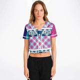 Purple Haze Cropped Baseball Jersey Cropped Baseball Jersey - Thathoodyshop