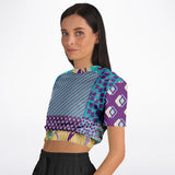 Purple Jetson Cropped Sweater Cropped Sweater - Thathoodyshop