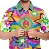 Glory Days S/S Button Down Shirt Short Sleeve Button Down Shirt - AOP - Thathoodyshop
