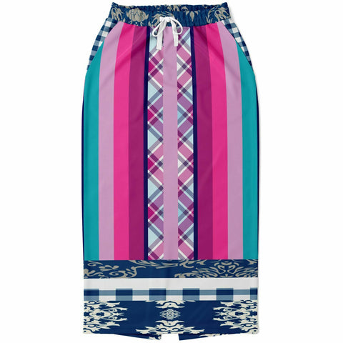 Purple Haze Pocket Maxi Skirt Long Pocket Skirt - Thathoodyshop