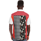 Tokyo Nights Floral Patchwork Short Sleeve Button Down Shirt Short Sleeve Button Down Shirt - Thathoodyshop