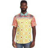 Kaleidoscope S/S Button Down Shirt Short Sleeve Button Down Shirt - AOP - Thathoodyshop