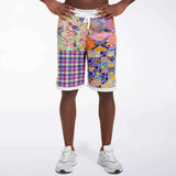 Mercury Retrograde Patchwork Basketball Shorts Basketball Short Rib - AOP - Thathoodyshop