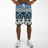 Blueberry Hill Plaid Patchwork Basketball Shorts Basketball Shorts - Thathoodyshop