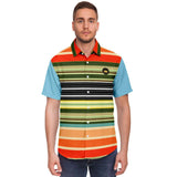 Tequila Sunrise Short Sleeve Button Down Shirt Short Sleeve Button Down Shirt - Thathoodyshop