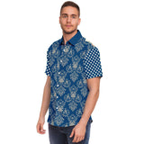 The Regal Beagle S/S Button Down Shirt Short Sleeve Button Down Shirt - AOP - Thathoodyshop