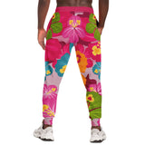 Pink Hawaiian Camo Fleece Joggers Joggers - Thathoodyshop