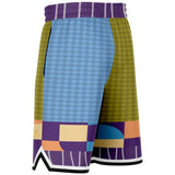 Hampton Plaid Basketball Shorts Basketball Short Rib - AOP - Thathoodyshop