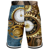 Steampunk Galactica Basketball Shorts Basketball Short Rib - AOP - Thathoodyshop