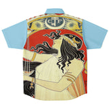 Queen of Sheba S/S Button Down Shirt Short Sleeve Button Down Shirt - AOP - Thathoodyshop