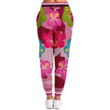 THS Pink Camo Kitty Fleece Joggers Joggers - Thathoodyshop