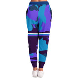 THS Snake Bite Purple Midnight Camo Fleece Joggers Joggers - Thathoodyshop