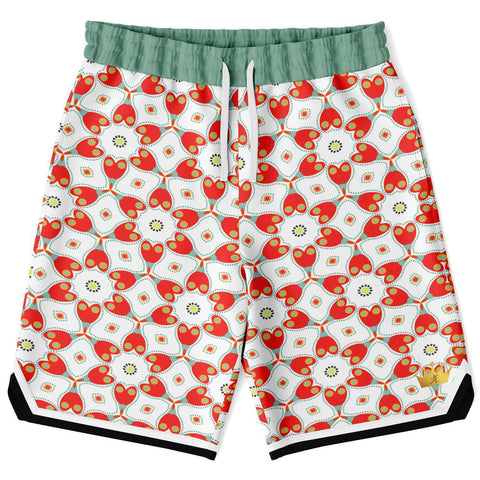 Tokyo Sunset Basketball Shorts Basketball Short Rib - AOP - Thathoodyshop